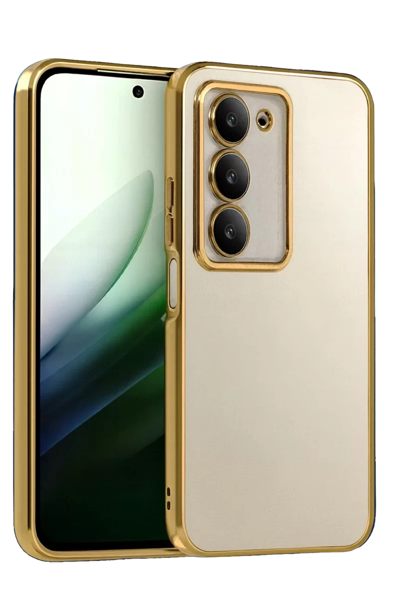 Newface Xiaomi Redmi 15 4G Razer Lensli Silikon - Gold