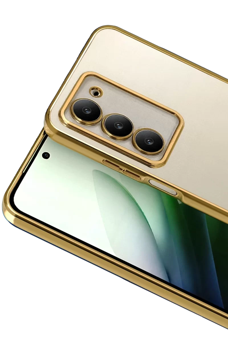 Newface Xiaomi Redmi 15 4G Razer Lensli Silikon - Gold