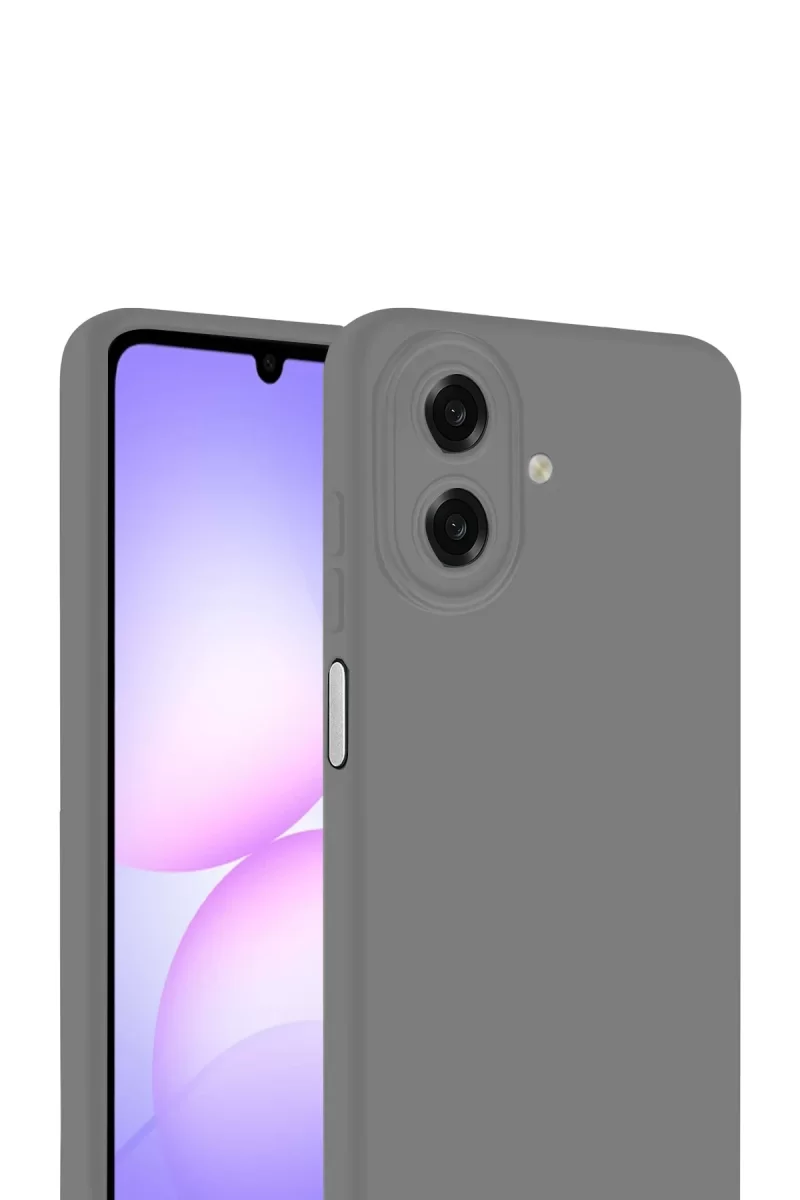 Newface Samsung Galaxy A07 4G First Silikon - Gri