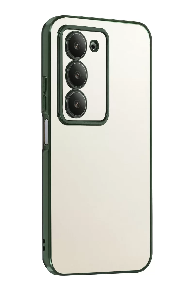 Newface Xiaomi Redmi 15 4G Razer Lensli Silikon - Yeşil