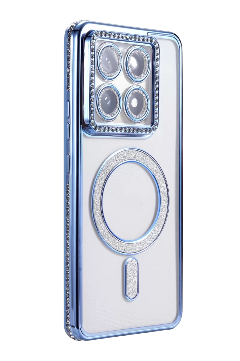 Newface Xiaomi Mi 14T Pro Joke Simli Magneticsafe Kılıf - Mavi