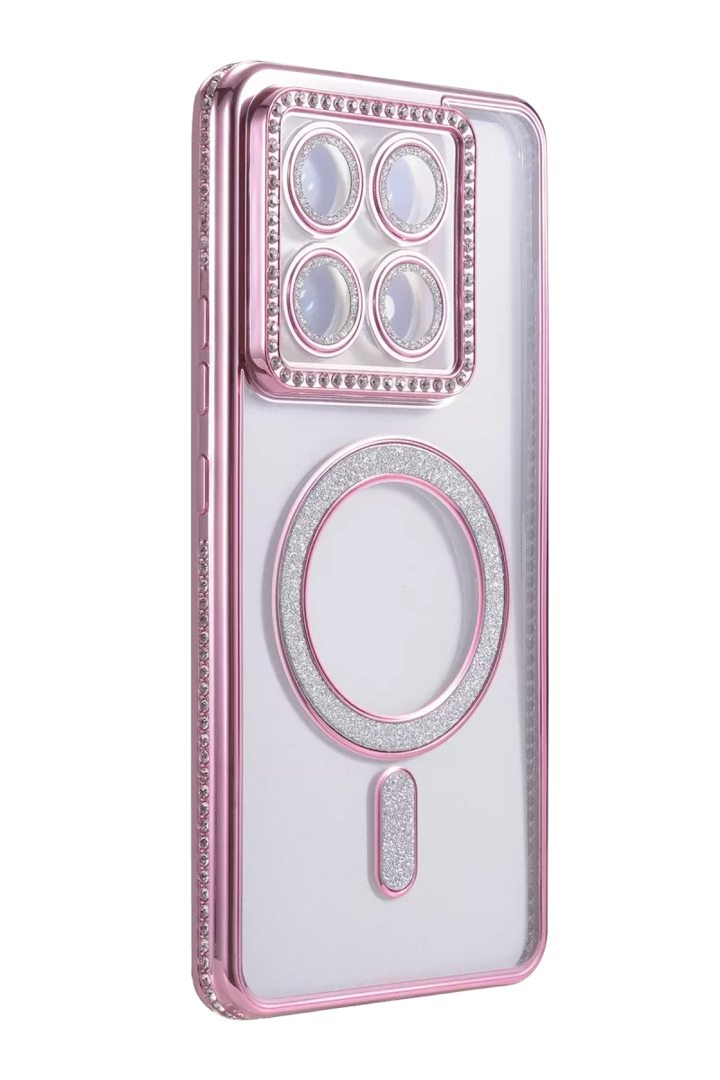 Newface Xiaomi Mi 14T Pro Joke Simli Magneticsafe Kılıf - Pembe