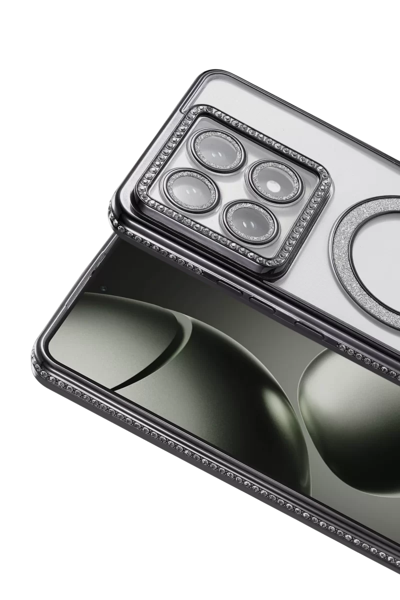 Newface Xiaomi Mi 14T Pro Joke Simli Magneticsafe Kılıf - Siyah