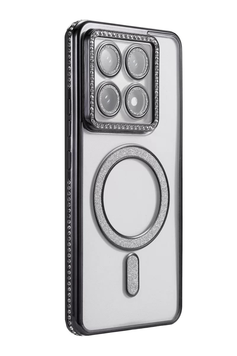 Newface Xiaomi Mi 14T Pro Joke Simli Magneticsafe Kılıf - Siyah
