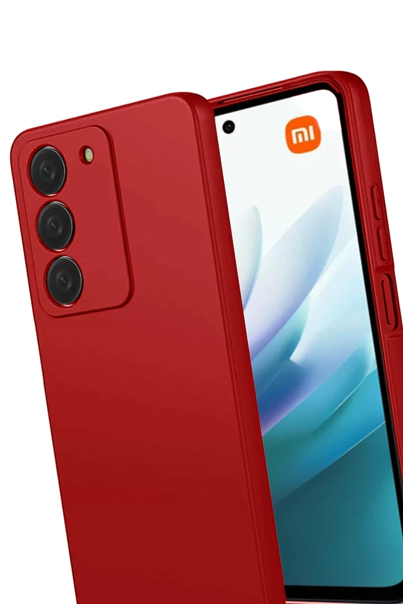 Newface Xiaomi Redmi 15 4G First Silikon - Kırmızı