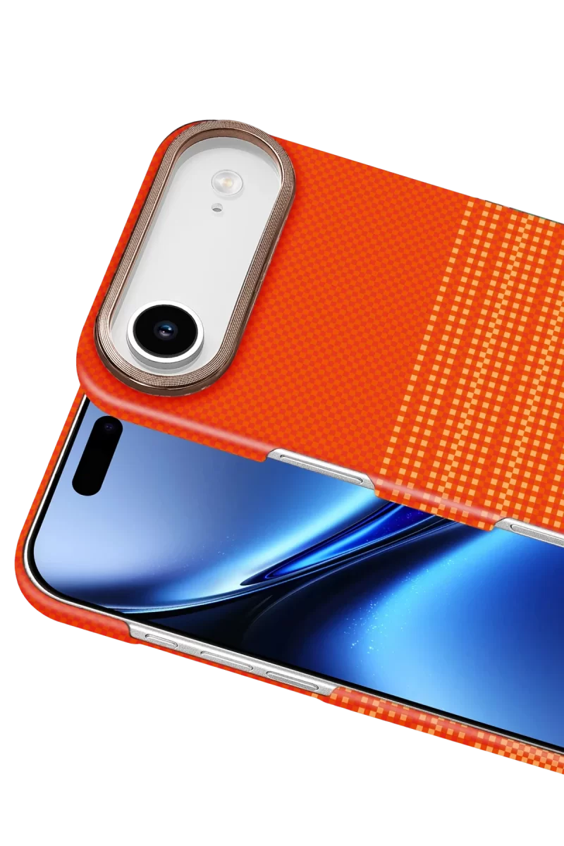 Newface Apple iPhone 17 Air Vega Magsafe Kapak - Turuncu