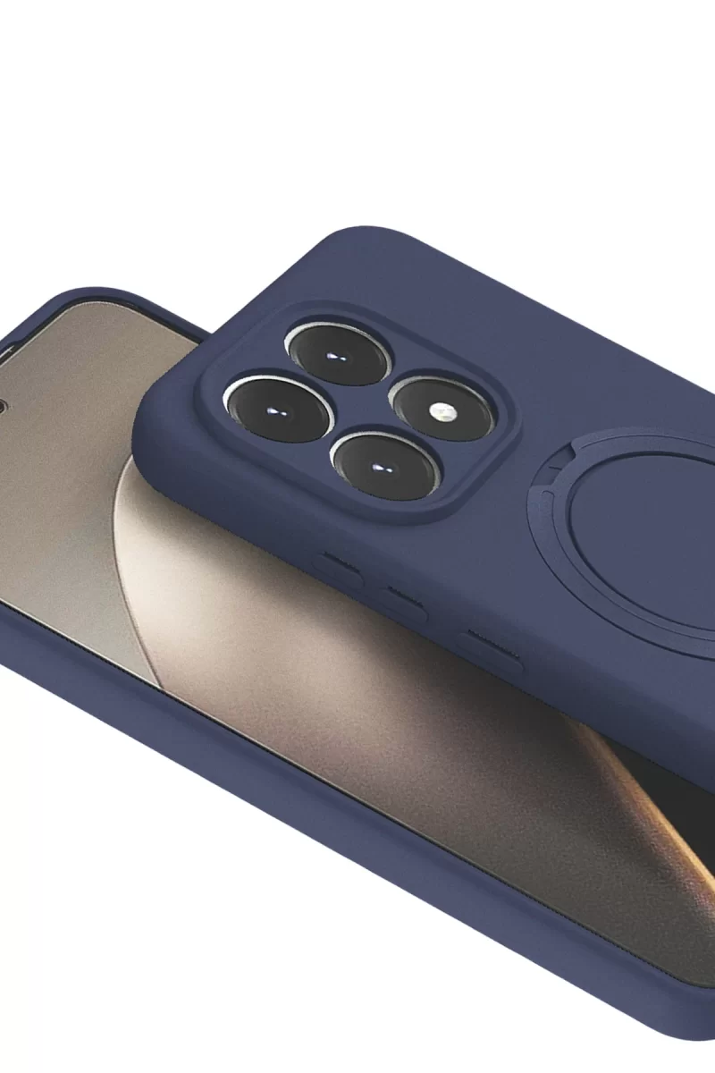 Newface Xiaomi Mi 15T Regal Magsafe Standlı Kapak - Lacivert