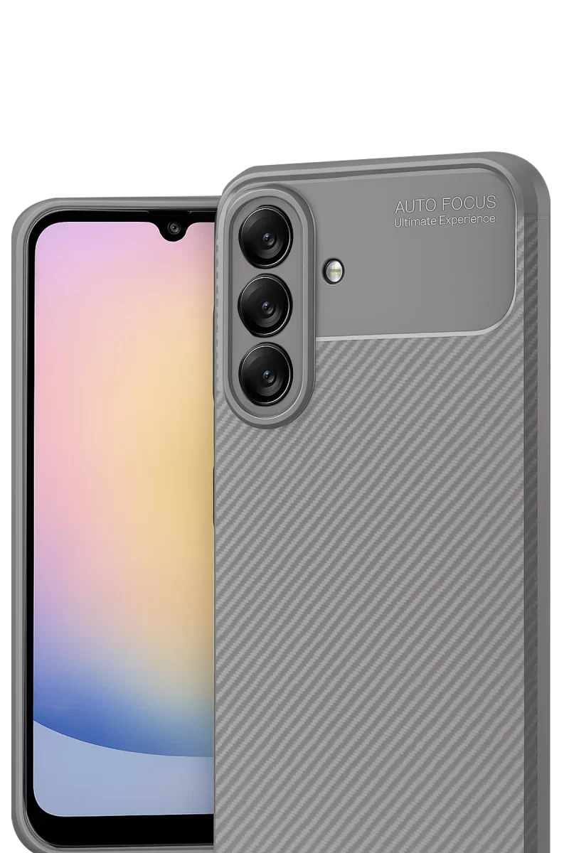 Newface Samsung Galaxy A17 5G Auto Focus Karbon Kapak - Gri