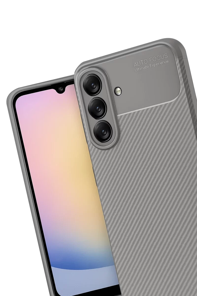 Newface Samsung Galaxy A17 5G Auto Focus Karbon Kapak - Gri