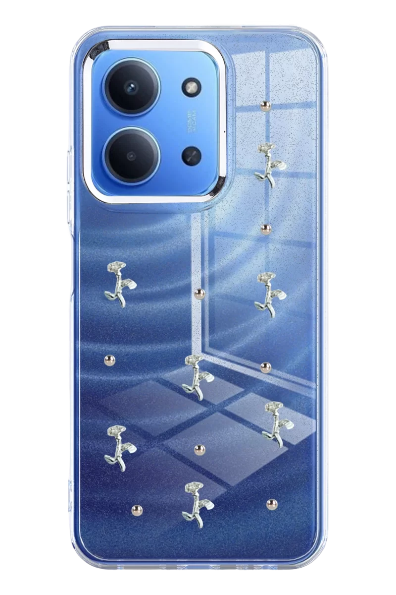 Newface Xiaomi Redmi 15C 4G Fiyonk Desenli Kapak - Desen 4