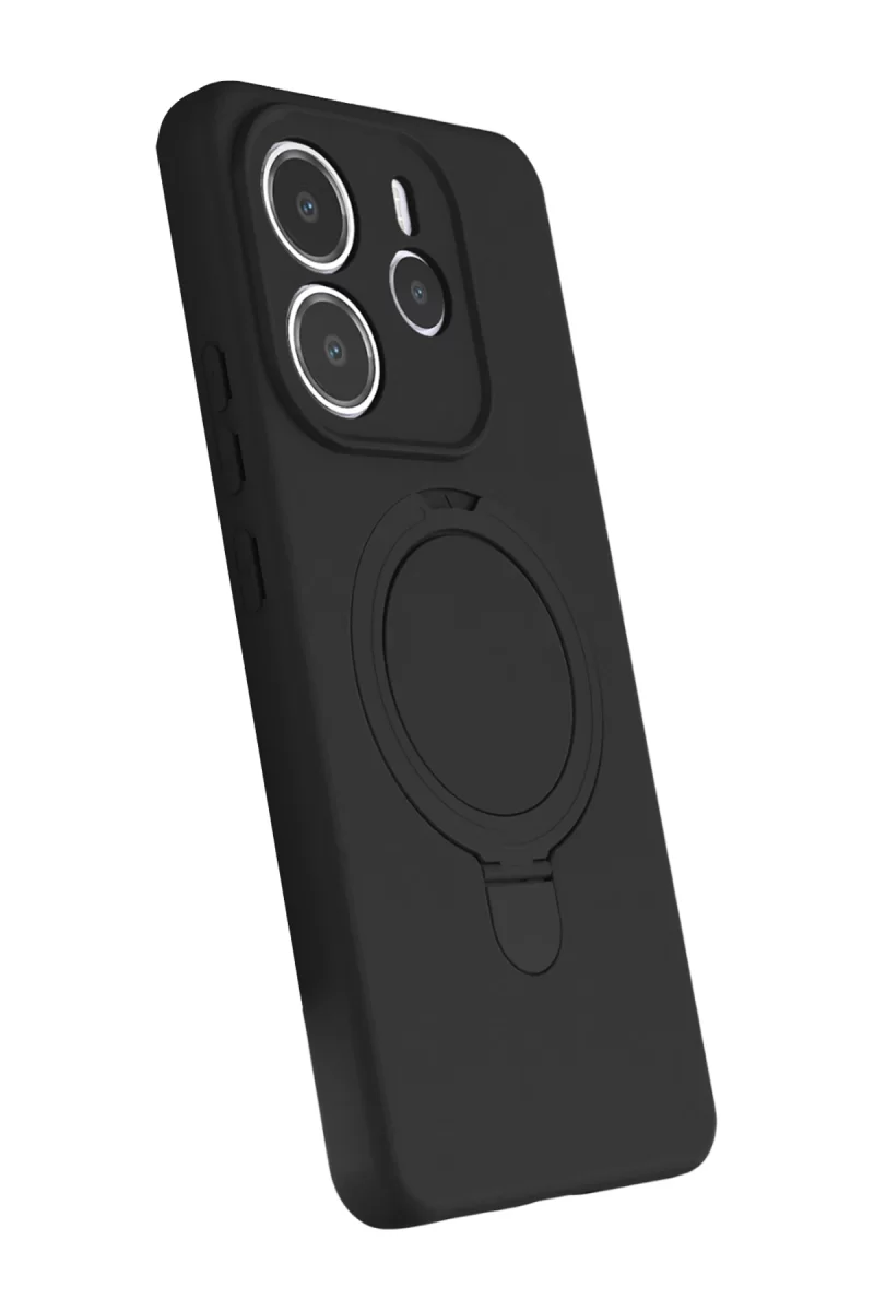 Newface Xiaomi Redmi Note 14 4G Regal Magsafe Standlı Kapak - Siyah