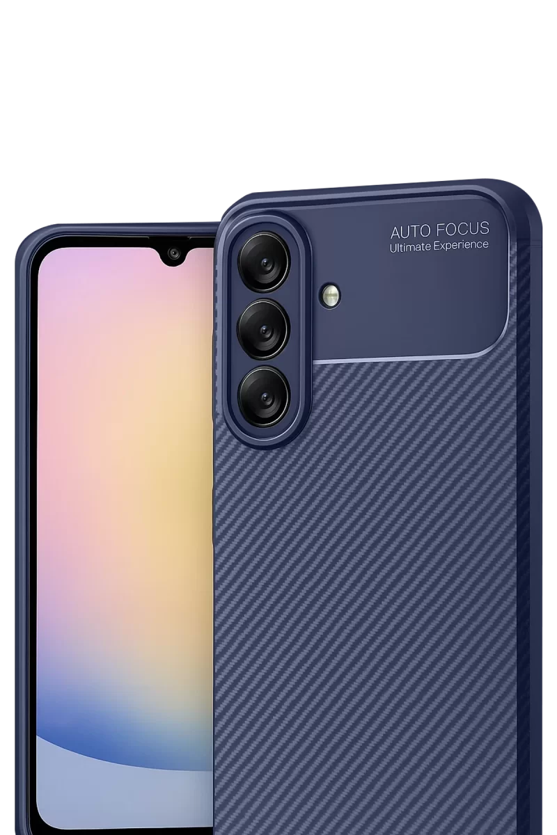 Newface Samsung Galaxy A17 5G Auto Focus Karbon Kapak - Lacivert