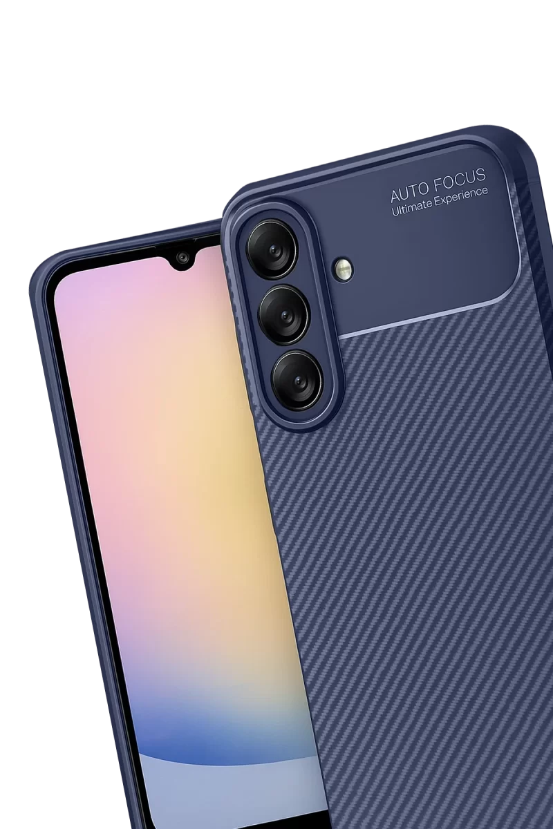 Newface Samsung Galaxy A17 5G Auto Focus Karbon Kapak - Lacivert