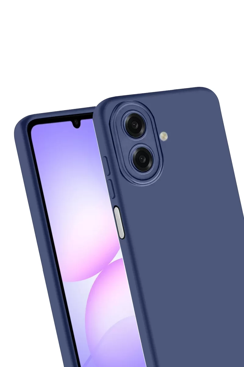 Newface Samsung Galaxy A07 4G First Silikon - Lacivert