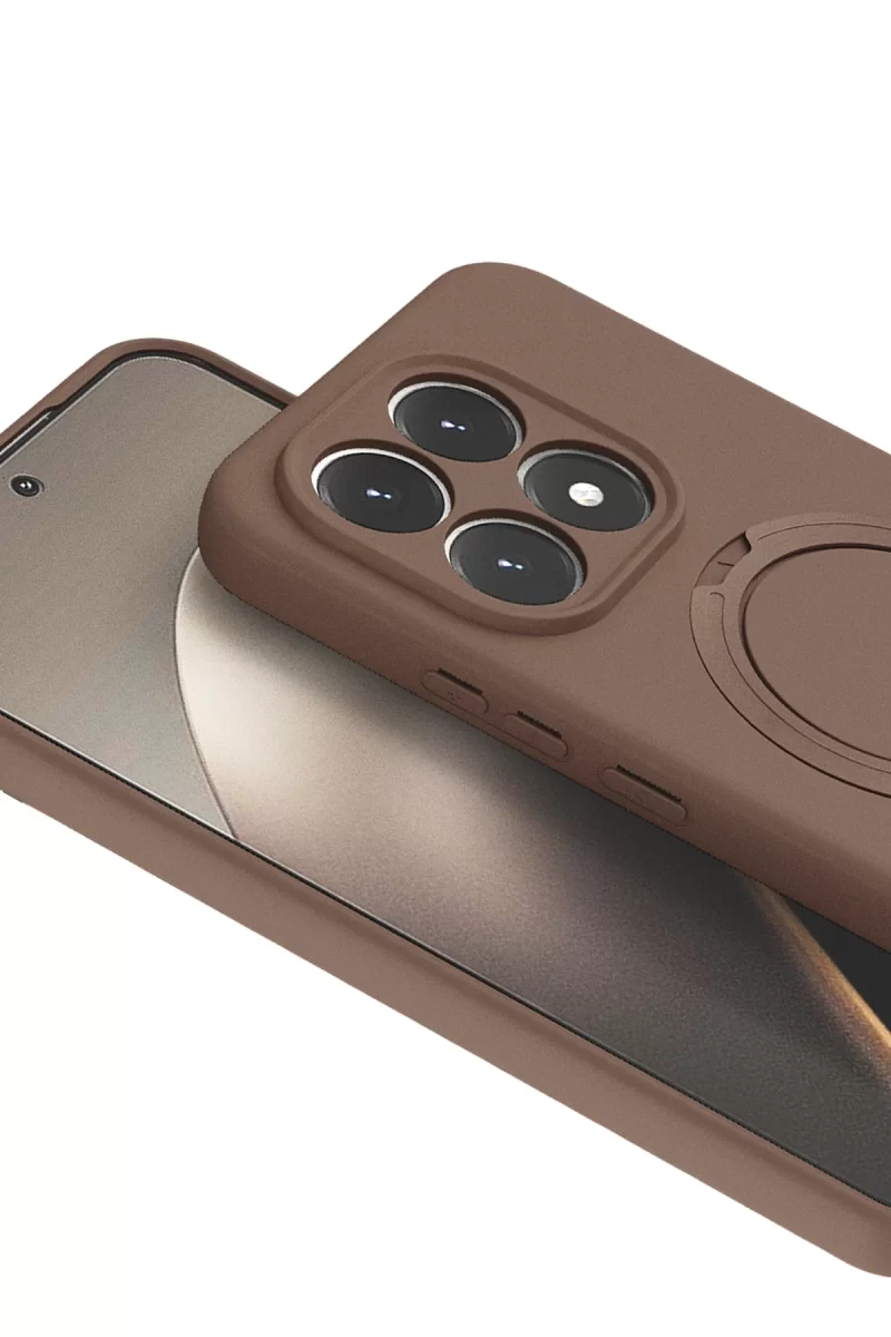 Newface Xiaomi Mi 15T Regal Magsafe Standlı Kapak - Çöl Titanyum