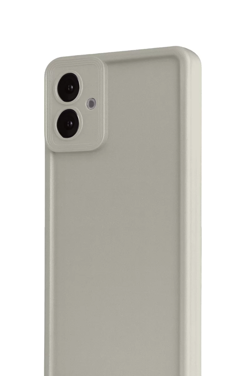 Newface Samsung Galaxy A07 4G Viera Silikon - Krem