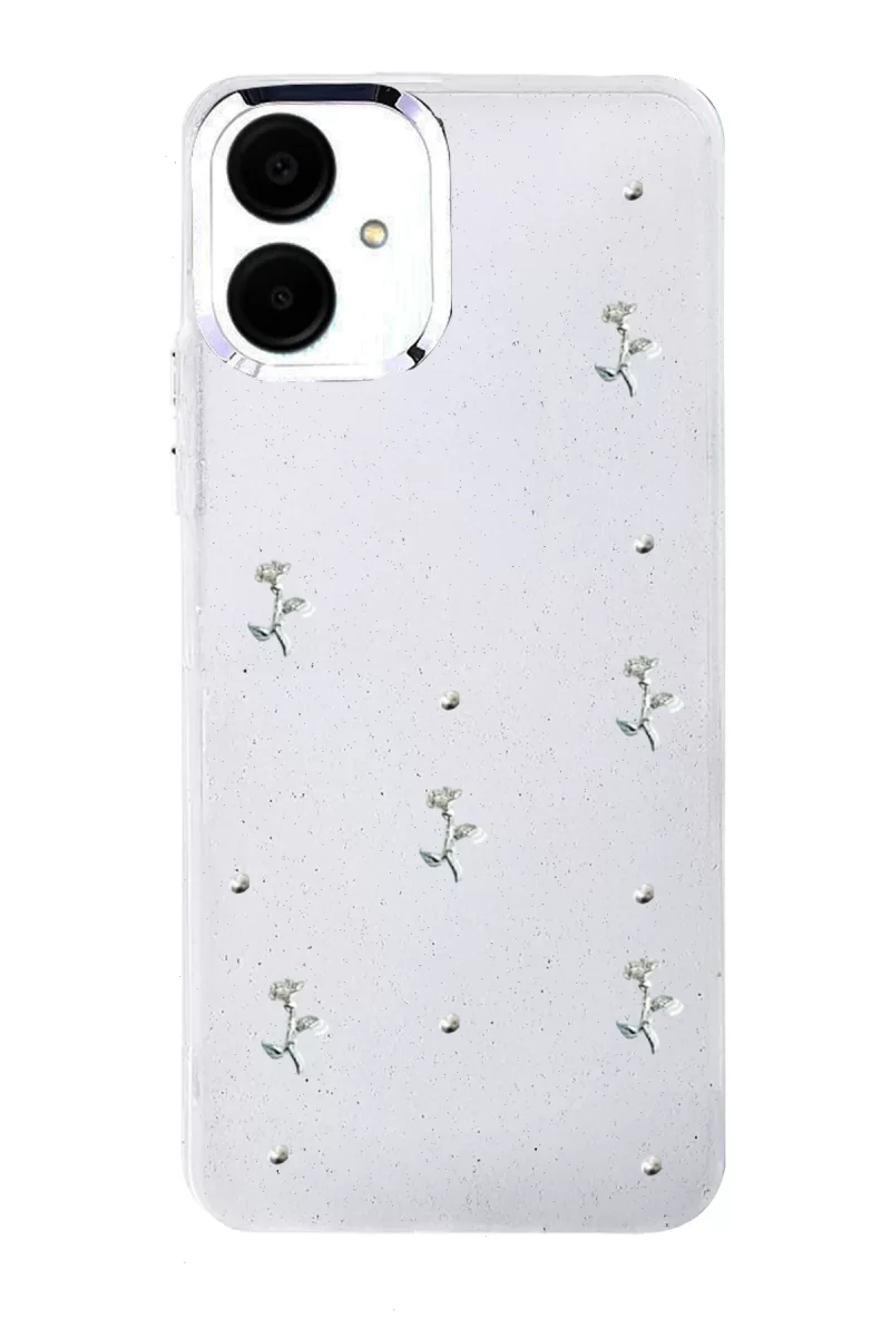 Newface Samsung Galaxy A07 4G Fiyonk Desenli Kapak - Desen 4