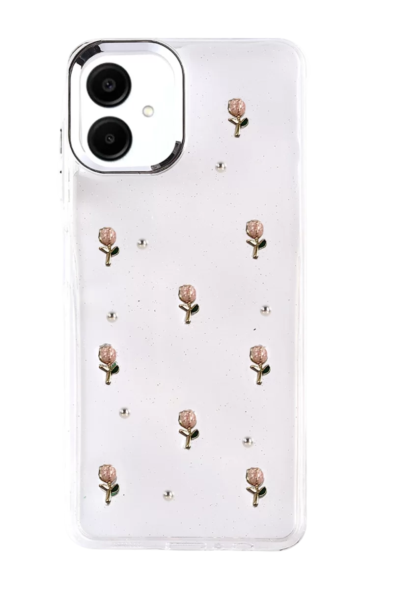 Newface Samsung Galaxy A07 4G Fiyonk Desenli Kapak - Desen 6
