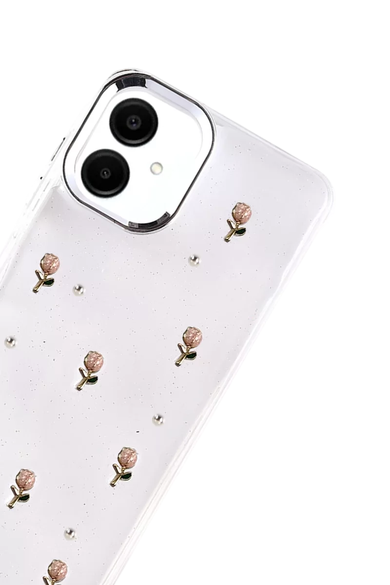 Newface Samsung Galaxy A07 4G Fiyonk Desenli Kapak - Desen 6