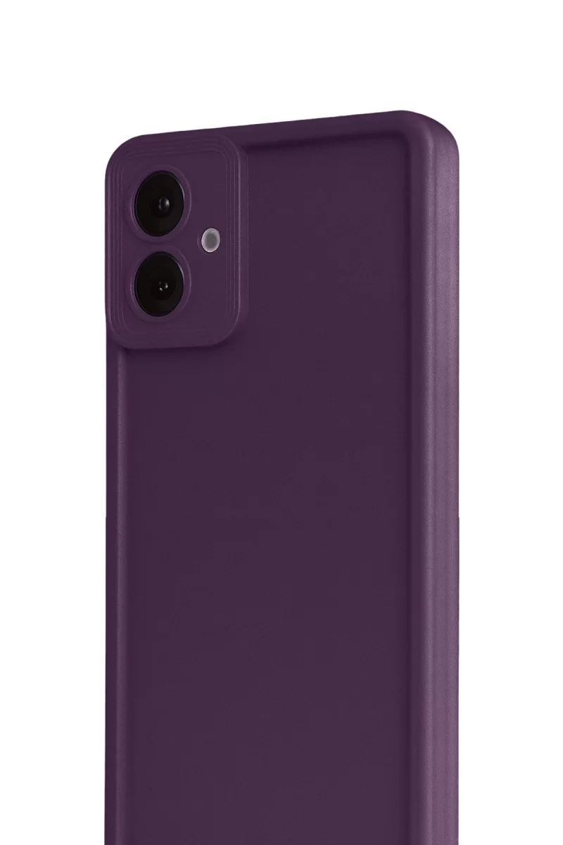 Newface Samsung Galaxy A07 4G Viera Silikon - Mürdüm