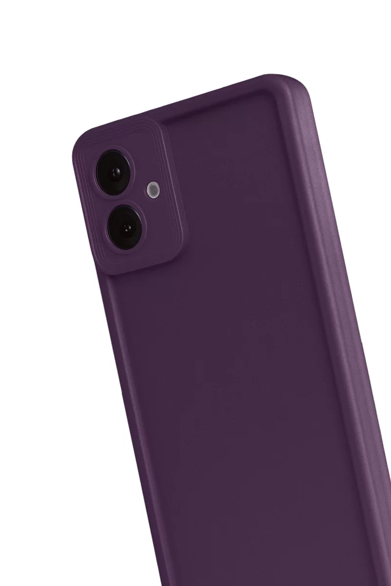 Newface Samsung Galaxy A07 4G Viera Silikon - Mürdüm