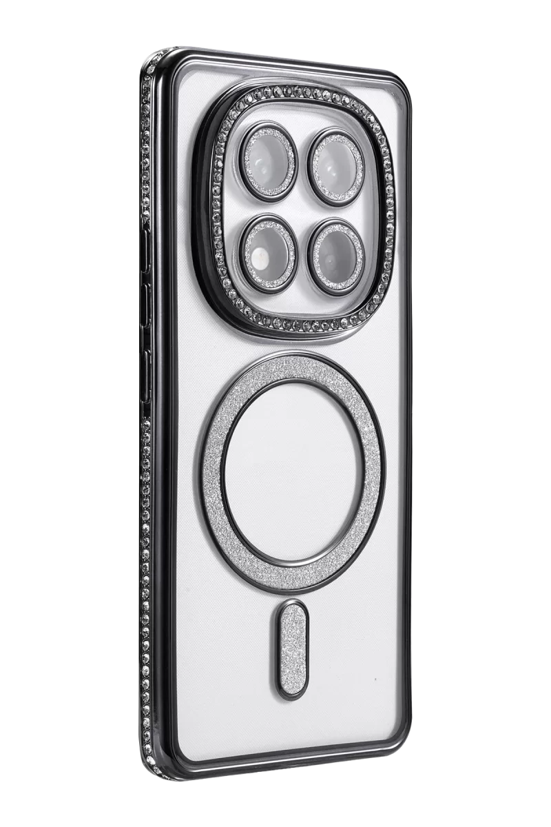 Newface Xiaomi Redmi Note 14 Pro 4G Joke Simli Magneticsafe Kılıf - Siyah