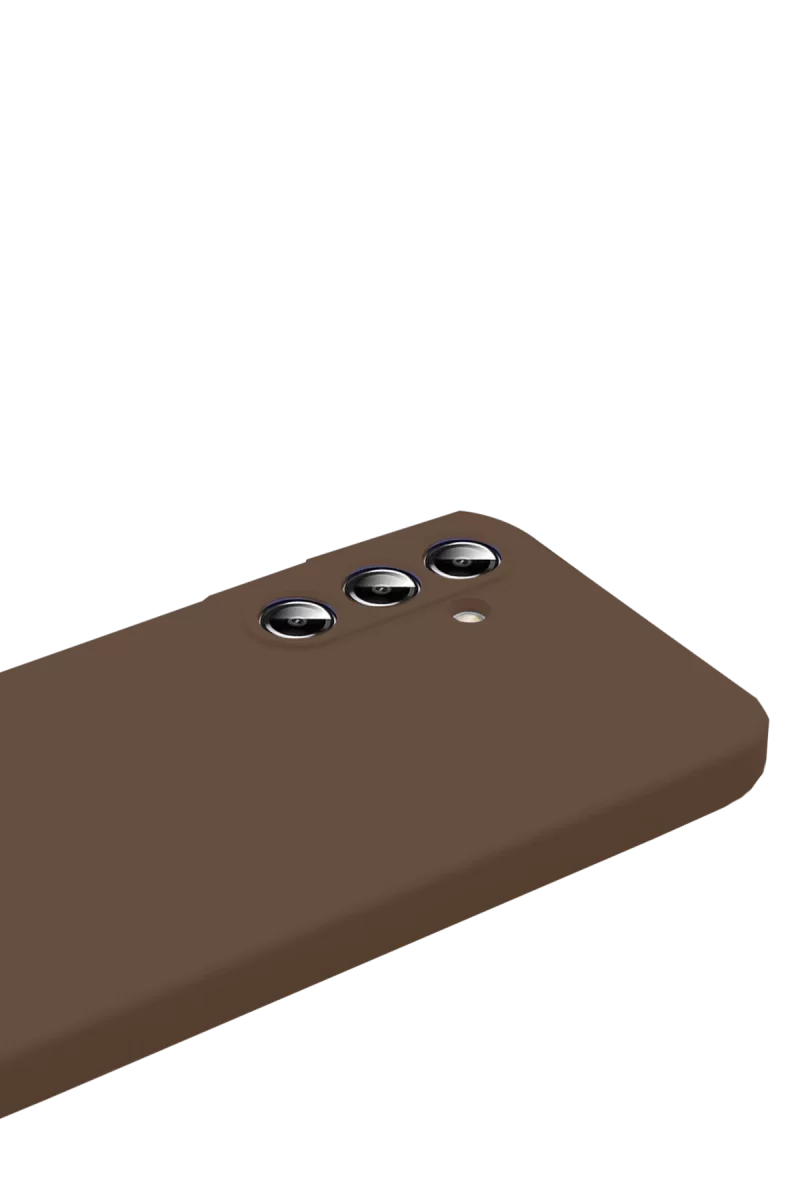 Newface Samsung Galaxy S25 FE First Silikon - Kahverengi