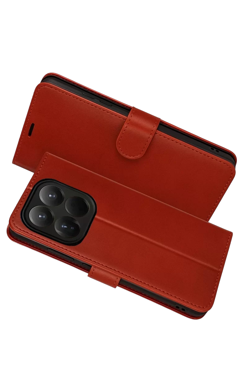 Newface Xiaomi Mi 15T Trend S Plus Kapaklı Kılıf - Kırmızı