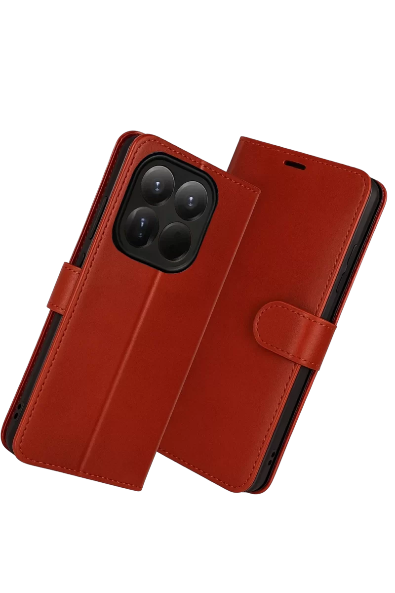 Newface Xiaomi Mi 15T Trend S Plus Kapaklı Kılıf - Kırmızı