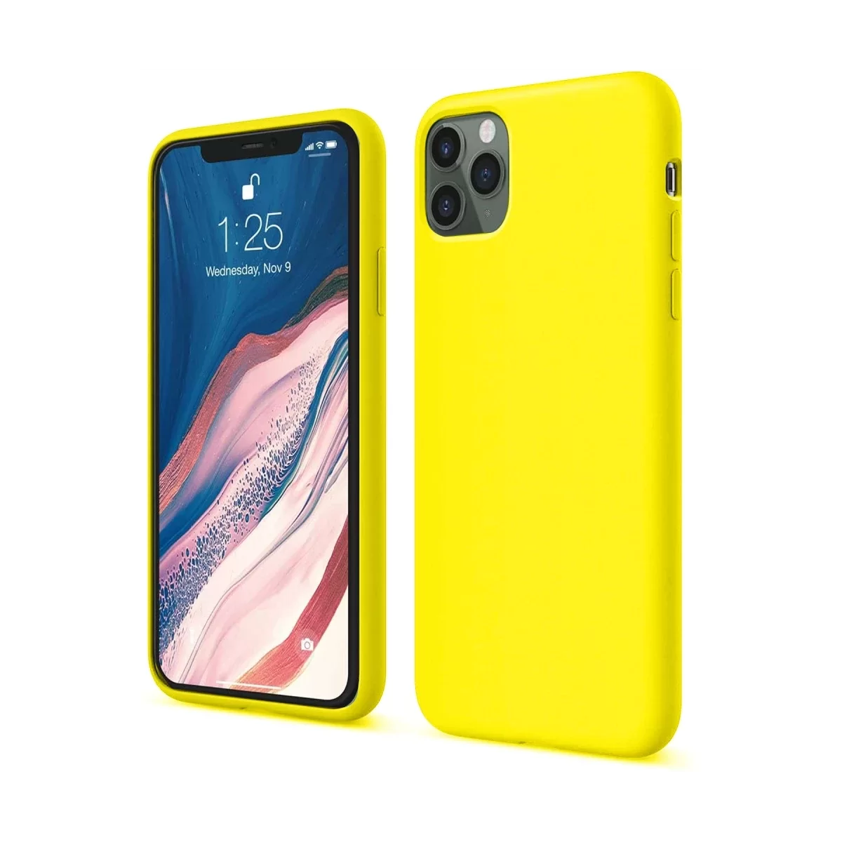 Newface Apple iPhone 11 Pro Kılıf First Silikon - Sarı