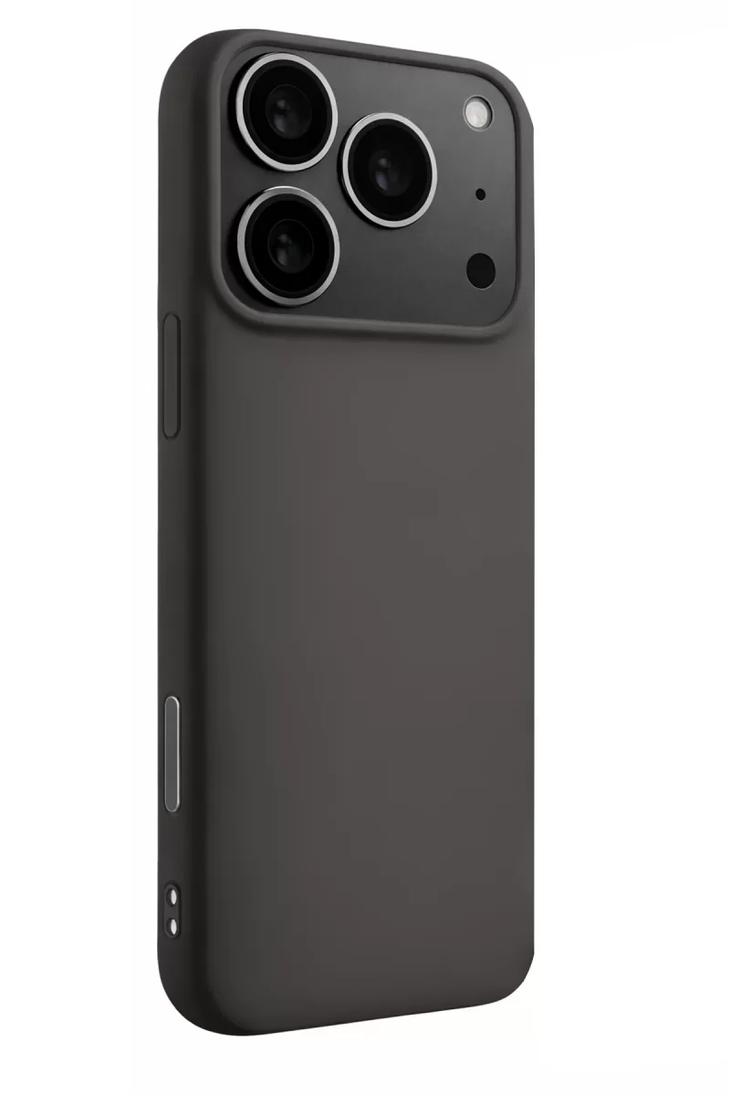 Newface Apple iPhone 17 Pro Max Nano içi Kadife Silikon - Gri