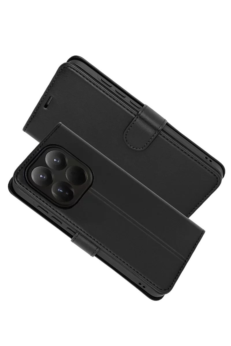 Newface Xiaomi Mi 15T Trend S Plus Kapaklı Kılıf - Siyah