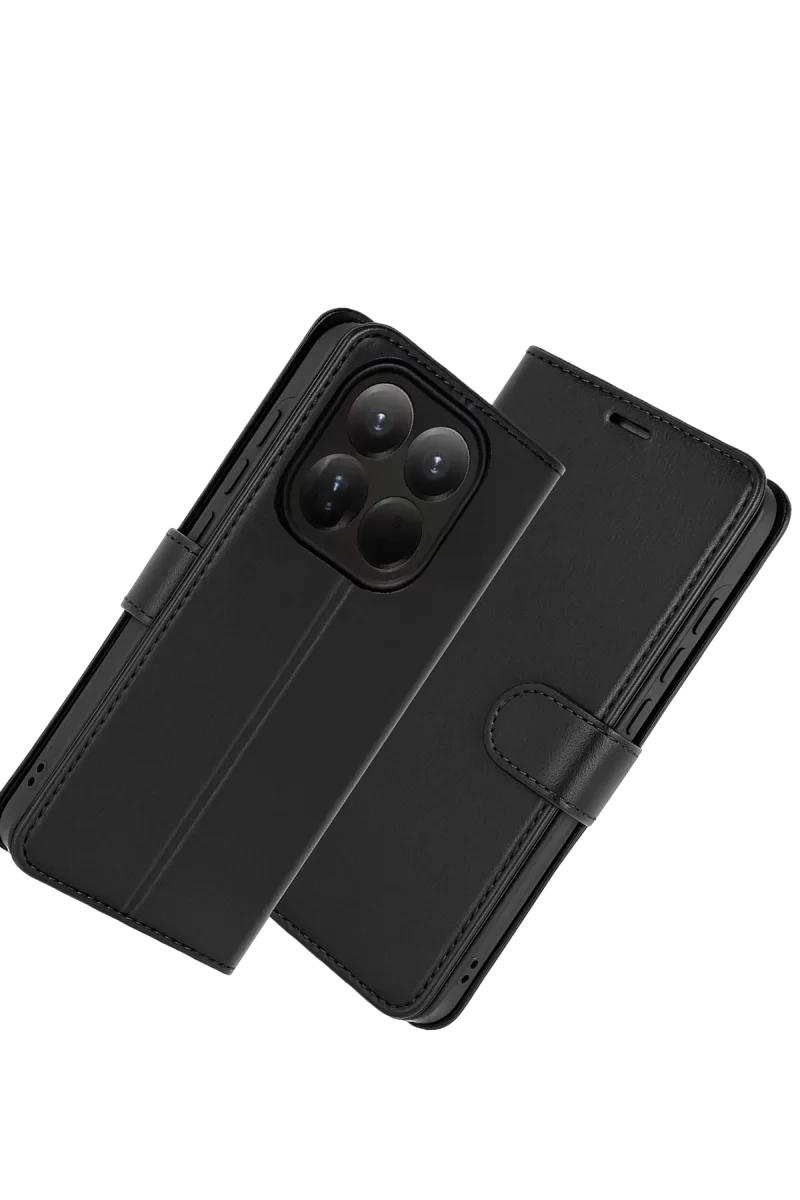 Newface Xiaomi Mi 15T Trend S Plus Kapaklı Kılıf - Siyah
