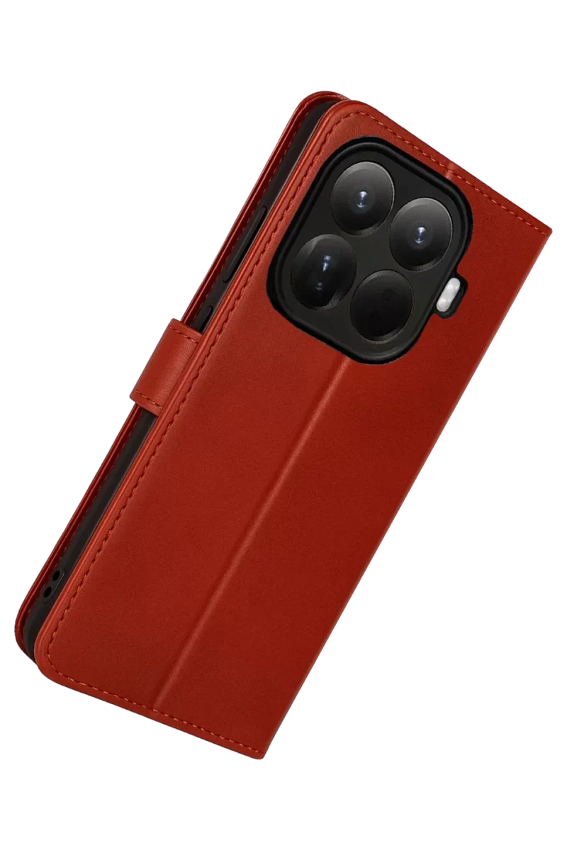 Newface Xiaomi Mi 15T Pro Trend S Plus Kapaklı Kılıf - Kırmızı