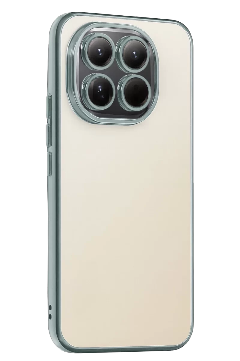 Newface Xiaomi Mi 15 Razer Lensli Silikon - Gümüş