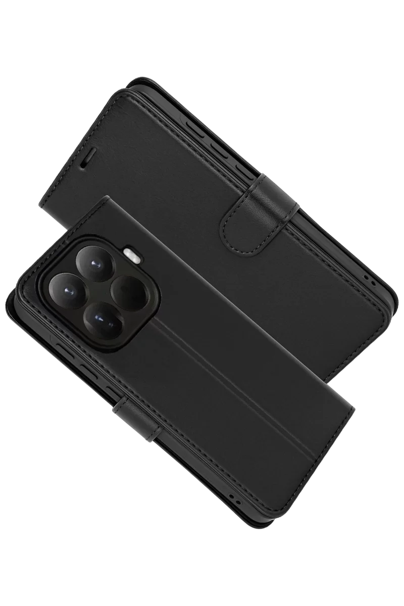 Newface Xiaomi Mi 15T Pro Trend S Plus Kapaklı Kılıf - Siyah