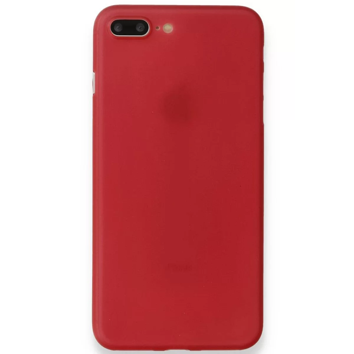 Newface Apple iPhone 8 Plus Kılıf PP Ultra İnce Kapak - Kırmızı