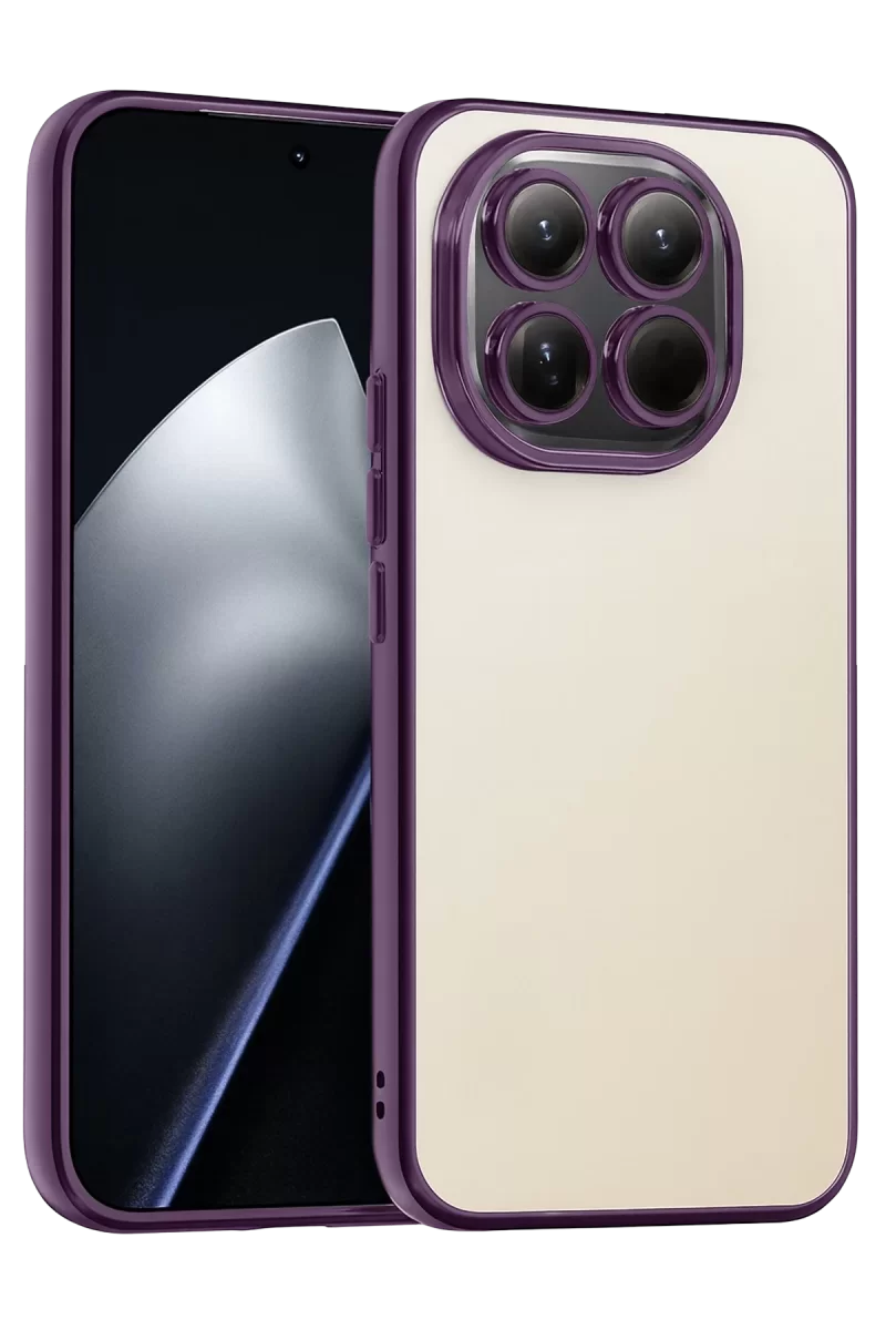 Newface Xiaomi Mi 15 Razer Lensli Silikon - Mor