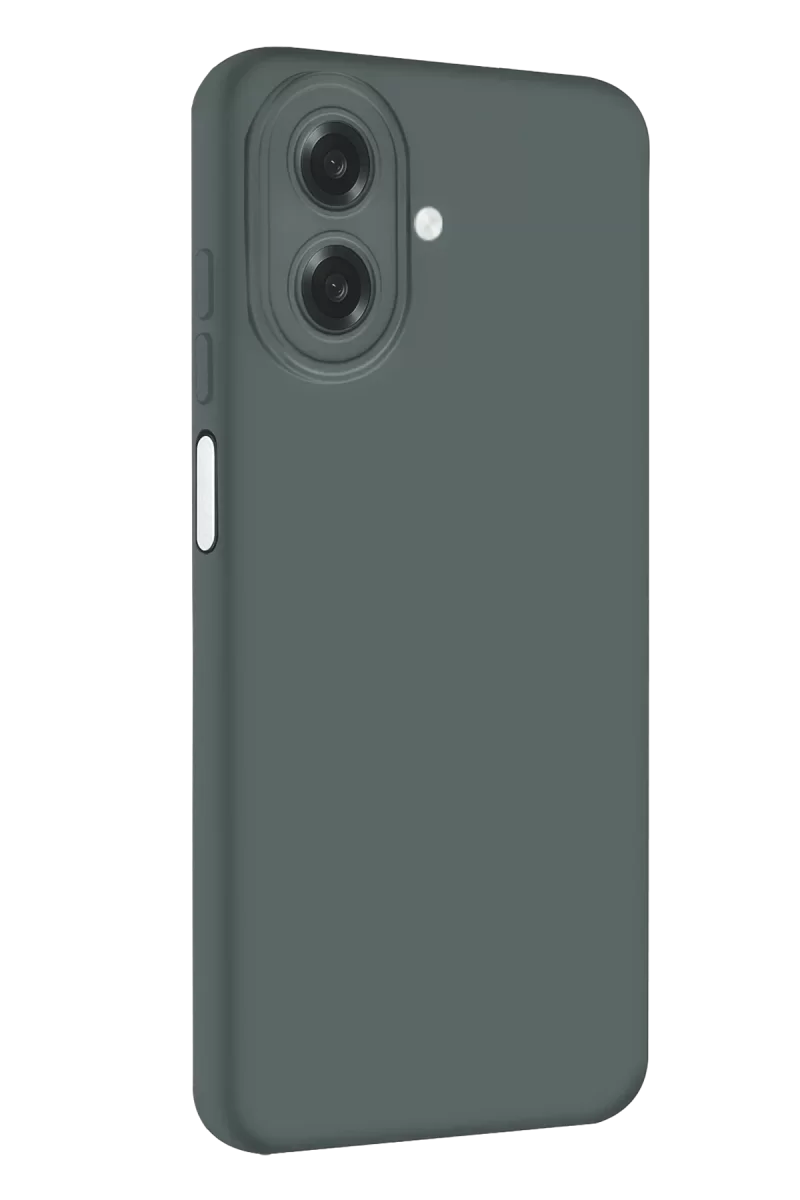 Newface Samsung Galaxy A07 4G Nano içi Kadife Silikon - Gri
