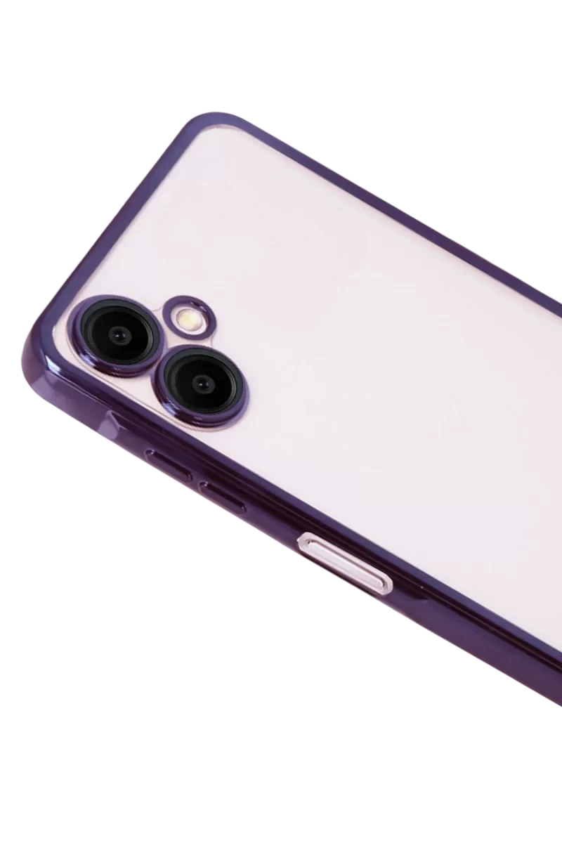 Newface Samsung Galaxy A07 4G Razer Lensli Silikon - Mor