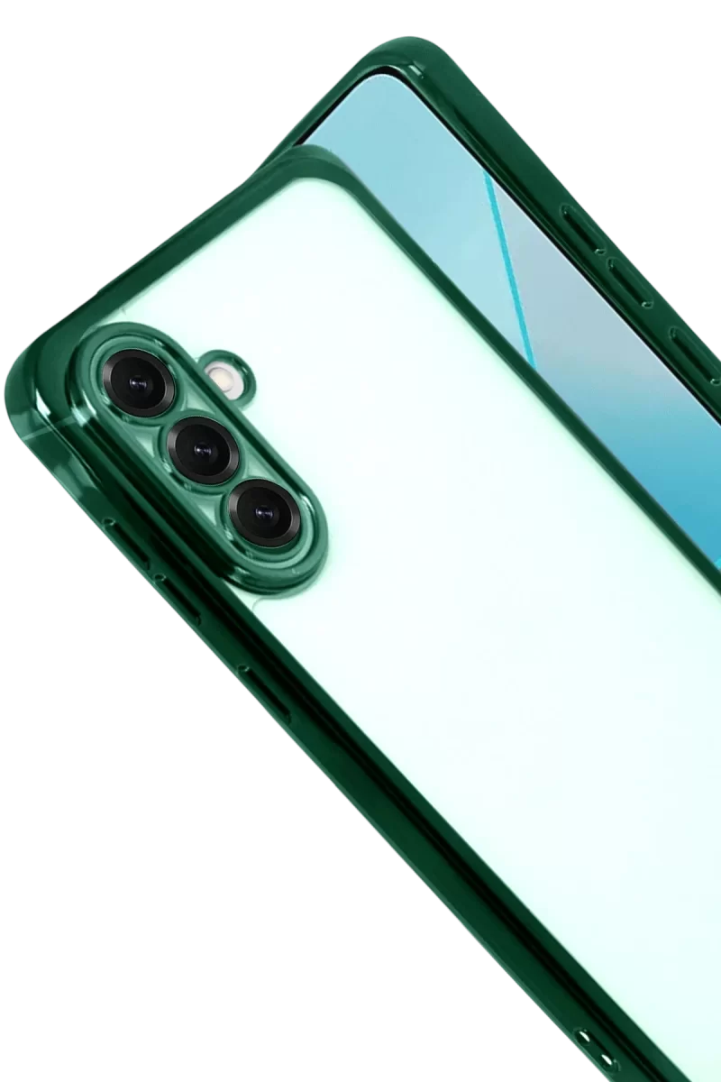 Newface Samsung Galaxy A17 5G Razer Lensli Silikon - Yeşil