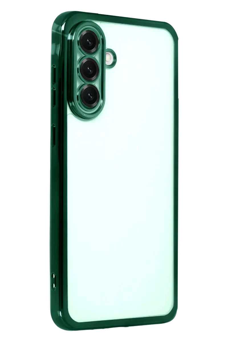 Newface Samsung Galaxy A17 5G Razer Lensli Silikon - Yeşil