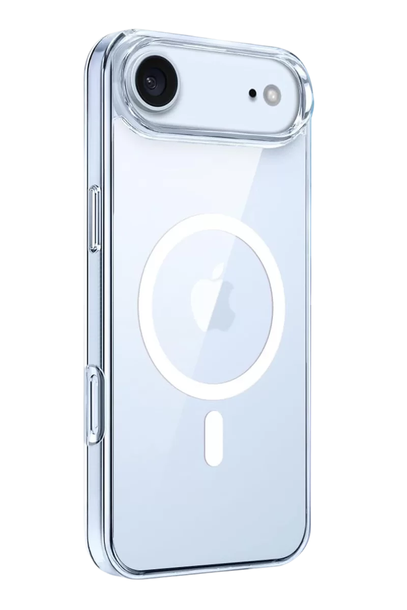 Newface Apple iPhone 17 Air Combo Sert Şeffaf Magsafe Kapak - Şeffaf