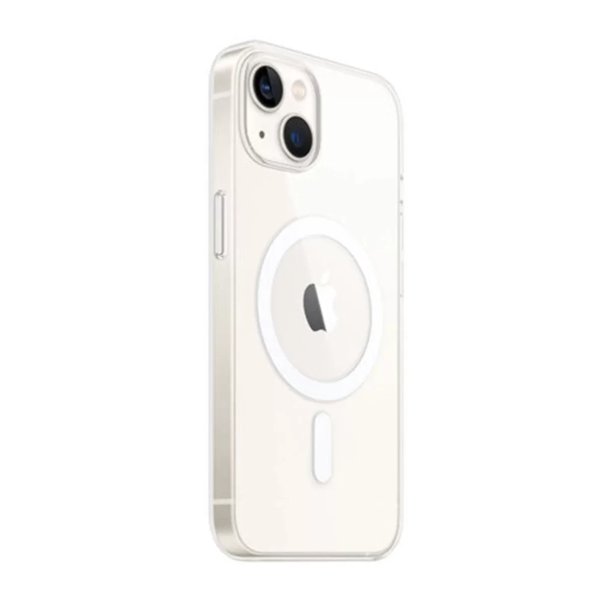 Newface Apple iPhone 14 Kılıf Magneticsafe Şeffaf Silikon - Şeffaf
