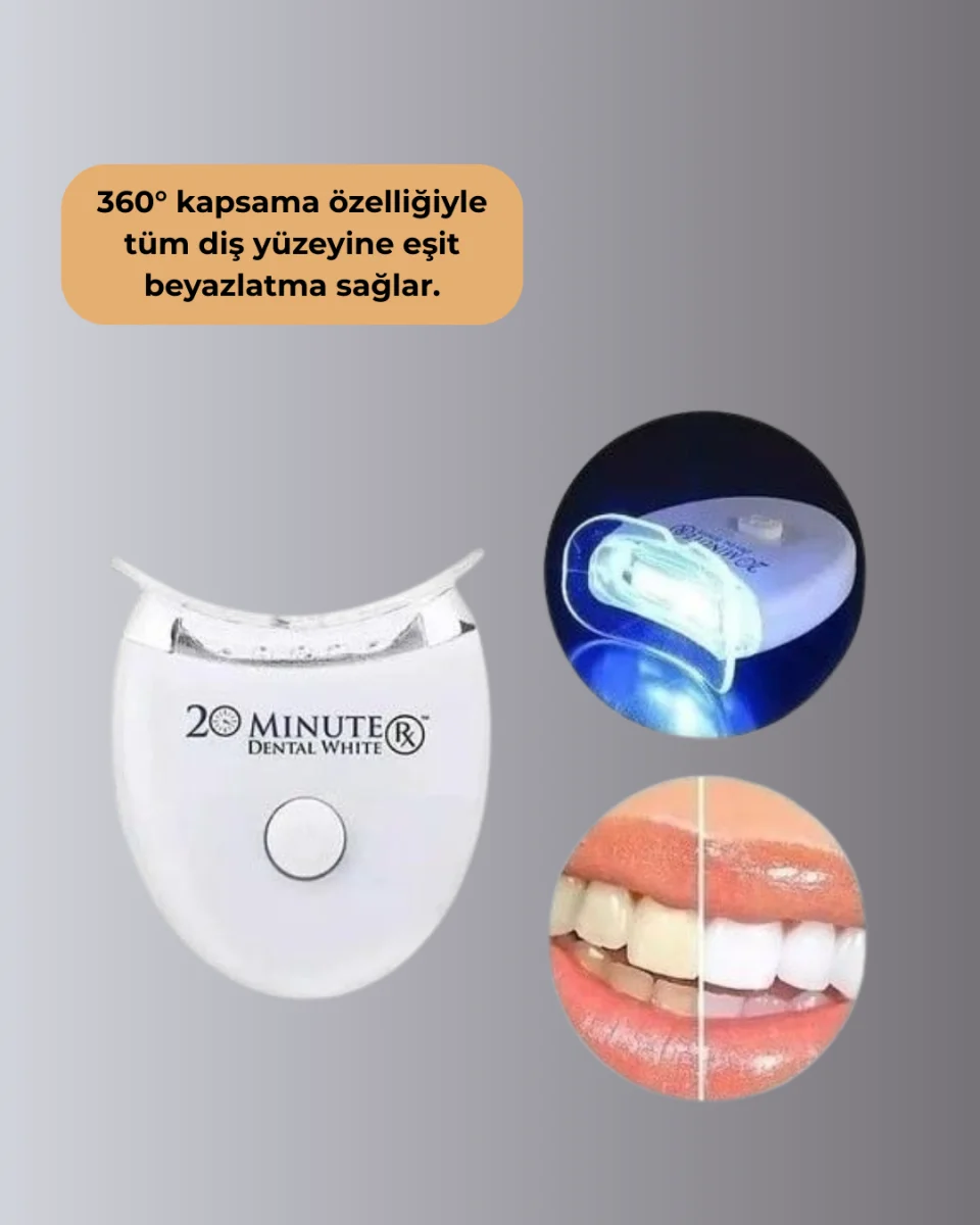 Evde Kullanıma Uygun LED Teknolojili Diş Beyazlatma Kiti