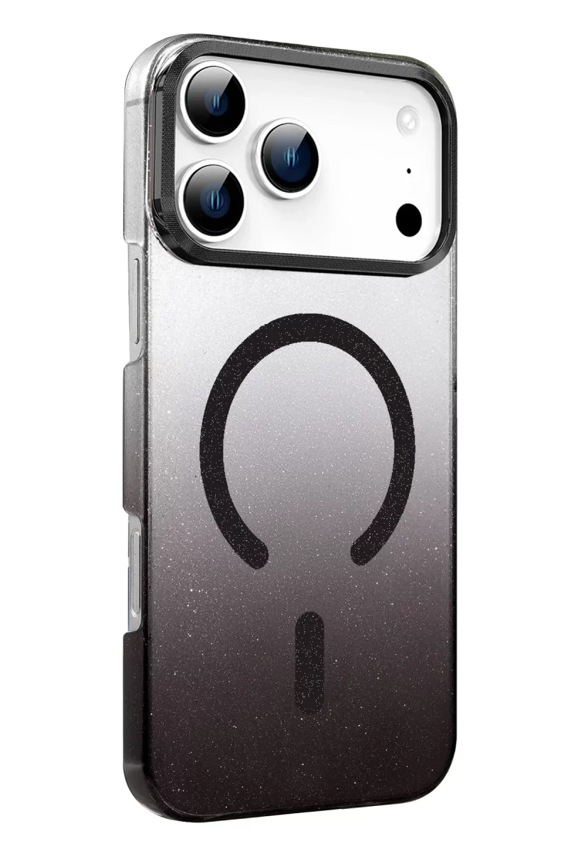 Newface Apple iPhone 17 Pro Glossy Magsafe Kapak - Siyah