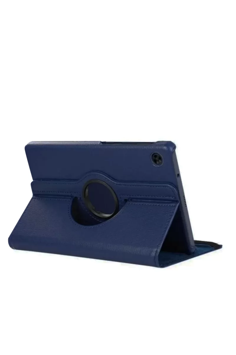 Newface Samsung Galaxy Tab A11 360 Tablet Deri Kılıf - Lacivert