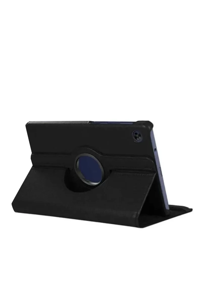 Newface Samsung Galaxy Tab A11 360 Tablet Deri Kılıf - Siyah