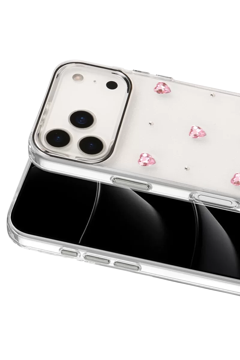Newface Apple iPhone 17 Pro Max Fiyonk Desenli Kapak - Desen 3