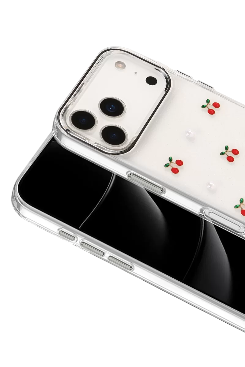 Newface Apple iPhone 17 Pro Max Fiyonk Desenli Kapak - Desen 9